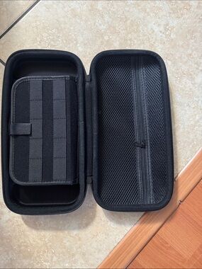 Black Hard Shell Electronics Organizer Case Nintendo switch